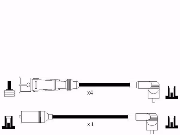 NGK Kit cavi accensione