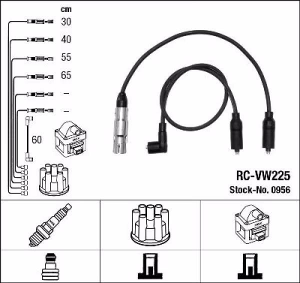 NGK Kit cavi accensione