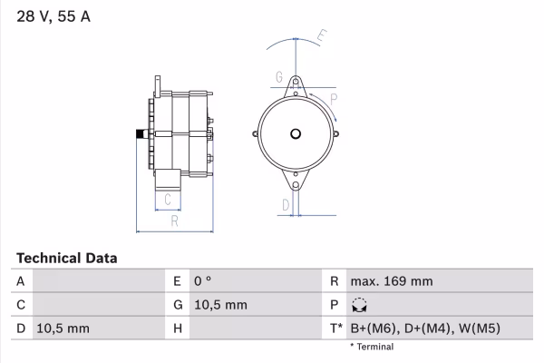 BOSCH Alternatore