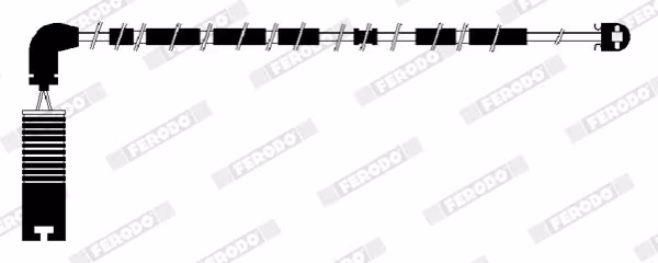 FERODO Contatto segnalazione, Usura past. freno/mat. d\'attrito