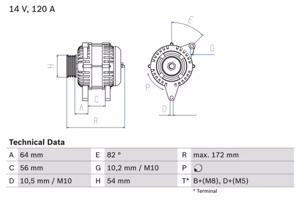 BOSCH Alternatore