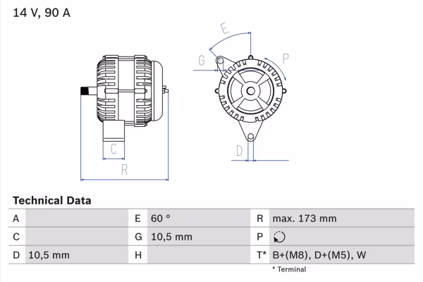 BOSCH Alternatore
