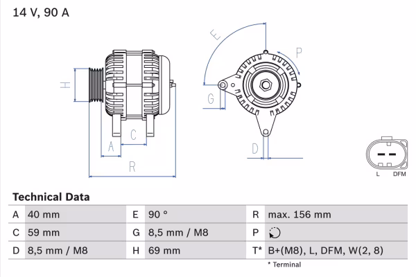 BOSCH Alternatore