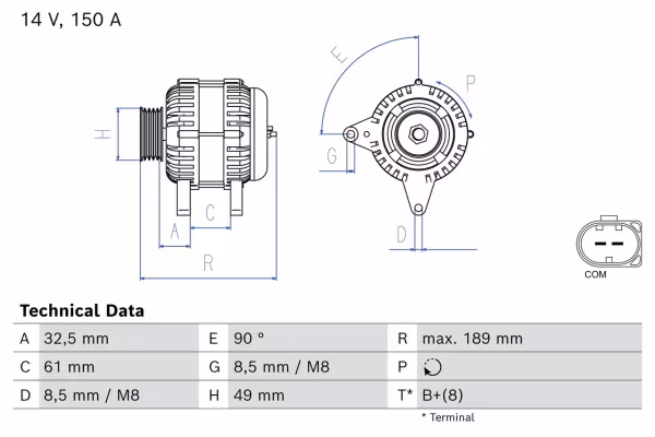 BOSCH Alternatore