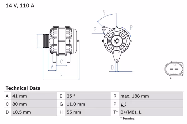BOSCH Alternatore