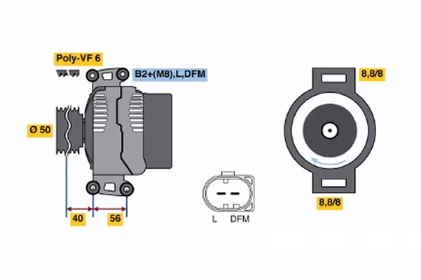 BOSCH Alternatore