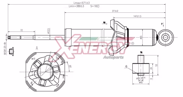 AP XENERGY Ammortizzatore