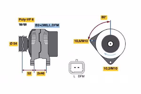 BOSCH Alternatore