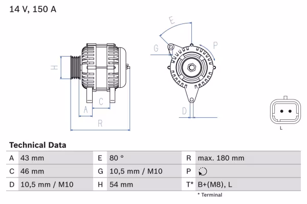 BOSCH Alternatore