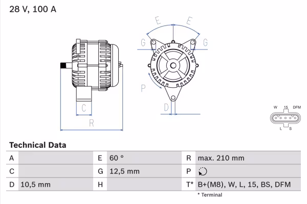 BOSCH Alternatore