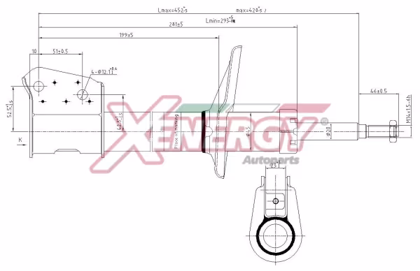 AP XENERGY Ammortizzatore