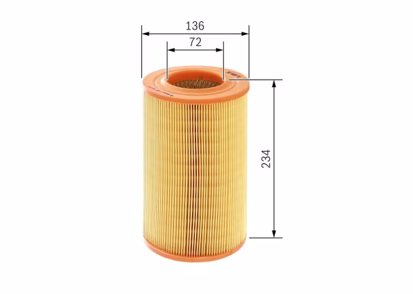 BOSCH Filtro aria