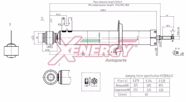 AP XENERGY Ammortizzatore