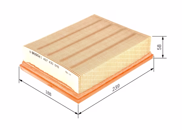 BOSCH Filtro aria