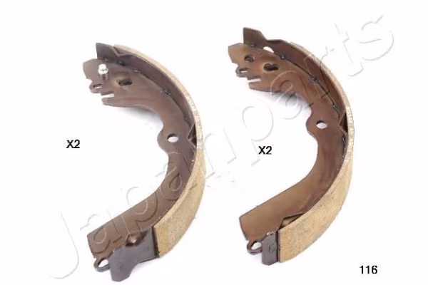 JAPANPARTS Kit ganasce freno