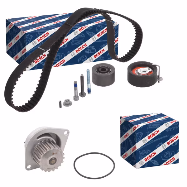 BOSCH Pompa acqua + Kit cinghie dentate