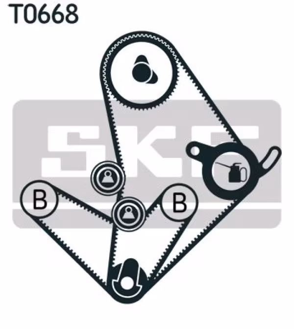 SKF Kit cinghie dentate
