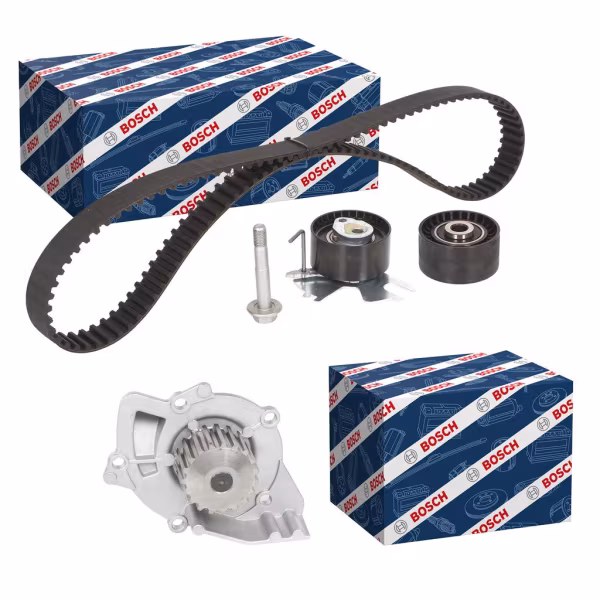 BOSCH Pompa acqua + Kit cinghie dentate