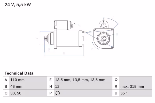 BOSCH Motorino d\'avviamento