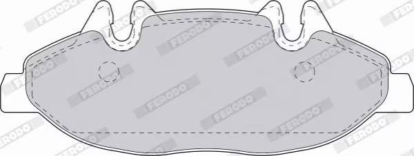 FERODO Kit pastiglie freno, Freno a disco