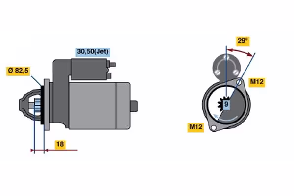 BOSCH Motorino d\'avviamento