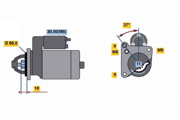 BOSCH Motorino d\'avviamento