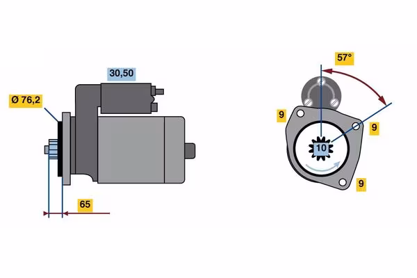 BOSCH Motorino d\'avviamento