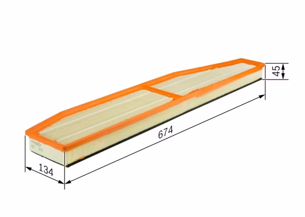 BOSCH Filtro aria