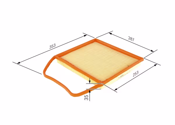 BOSCH Filtro aria