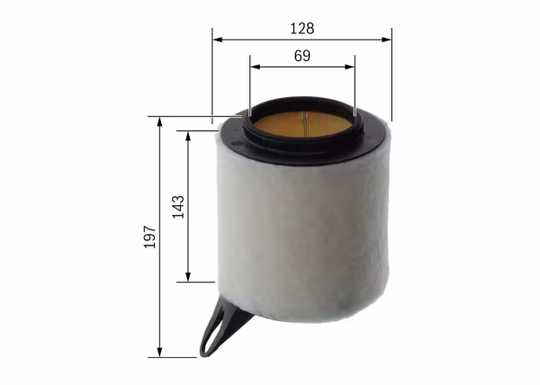 BOSCH Filtro aria