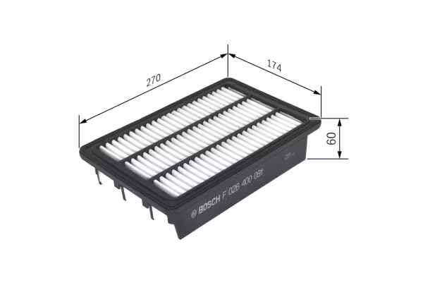 BOSCH Filtro aria