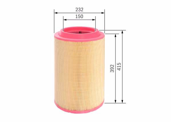 BOSCH Filtro aria