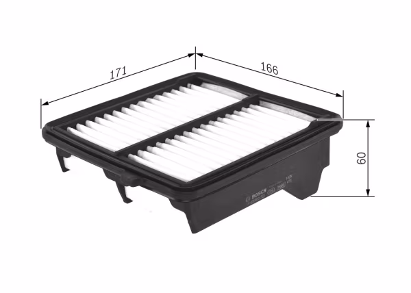 BOSCH Filtro aria