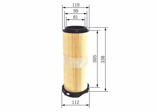 BOSCH Filtro aria
