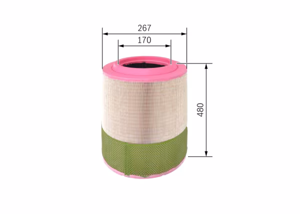 BOSCH Filtro aria
