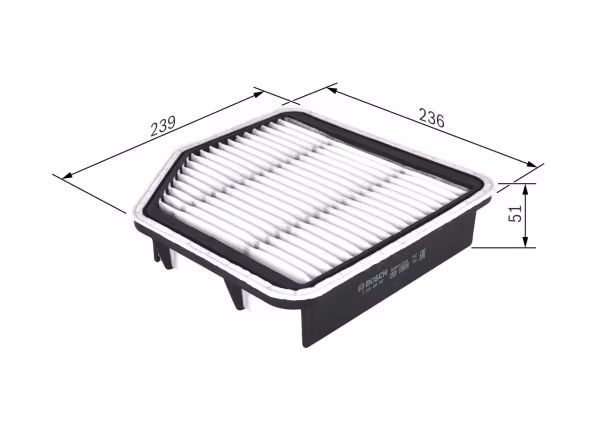 BOSCH Filtro aria