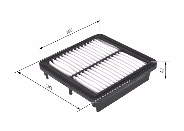 BOSCH Filtro aria