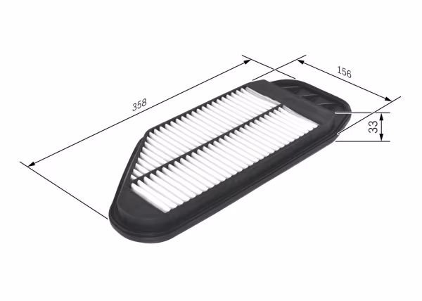 BOSCH Filtro aria