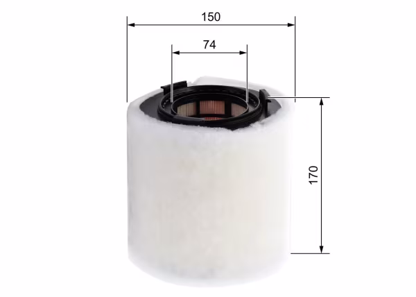 BOSCH Filtro aria
