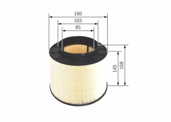 BOSCH Filtro aria