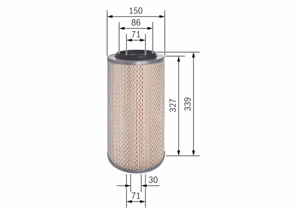 BOSCH Filtro aria