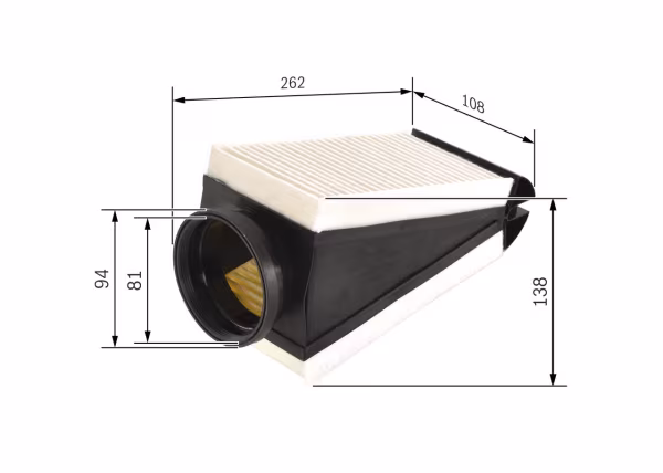 BOSCH Filtro aria
