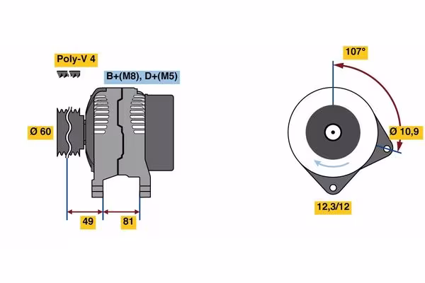 BOSCH Alternatore