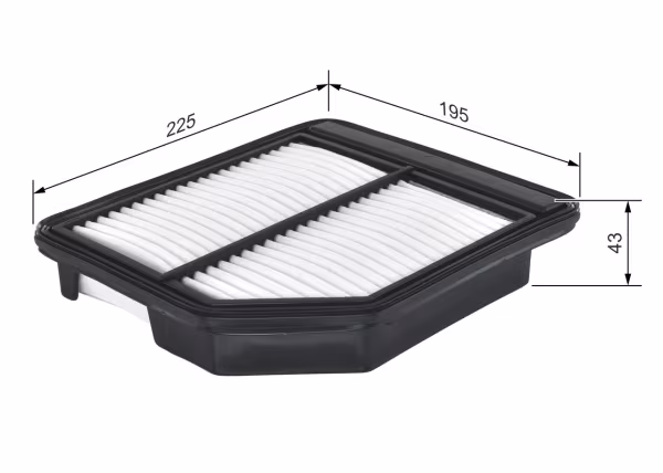 BOSCH Filtro aria