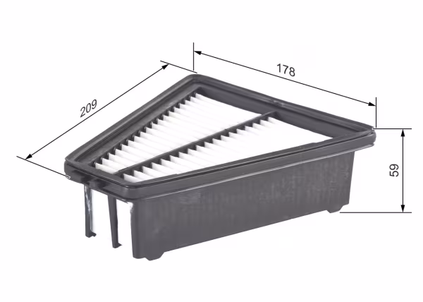 BOSCH Filtro aria