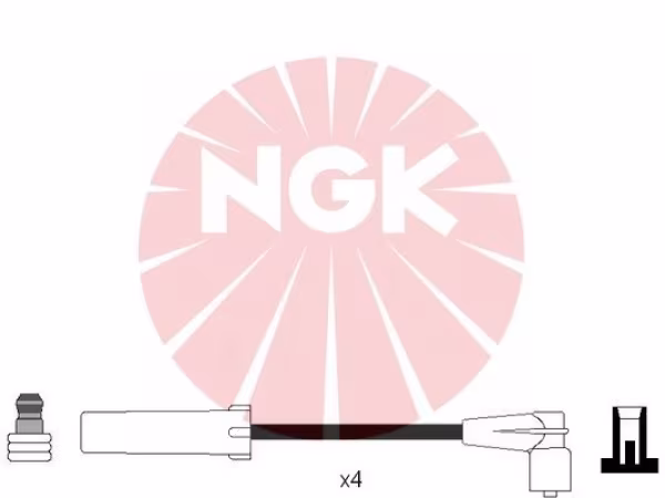 NGK Kit cavi accensione