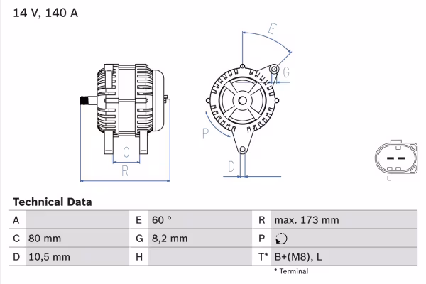 BOSCH Alternatore