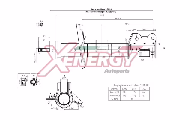 AP XENERGY Ammortizzatore