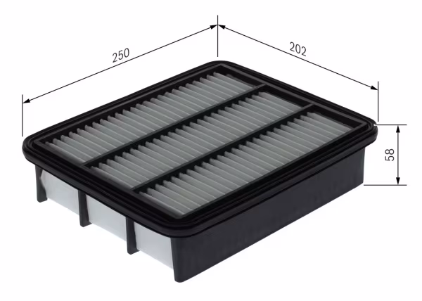 BOSCH Filtro aria
