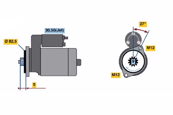 BOSCH Motorino d\'avviamento